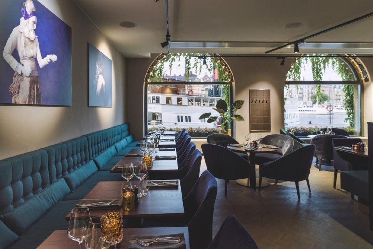 Radisson Collection, Strand Hotel, Stockholm Bagian luar foto Interior of the restaurant